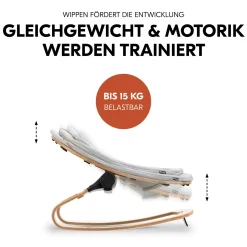hauck 3in1-Holzwippe Eco* Wippen|Hochstuhl Zubehör