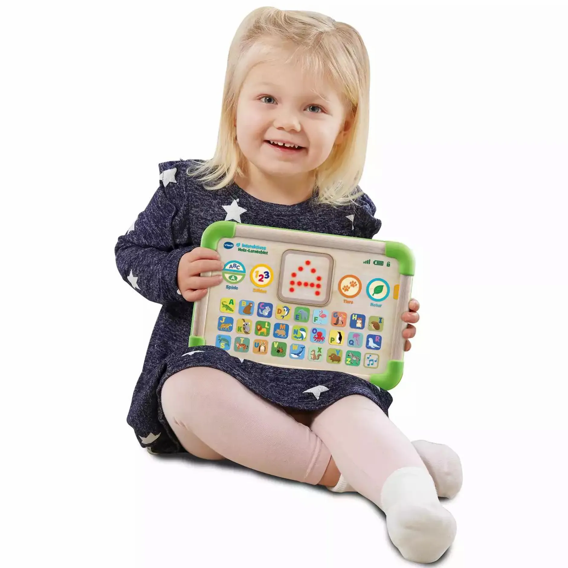 vtech Interaktives Holz-Lerntablet*Kinder Lernspielzeug|Interaktives Spielzeug