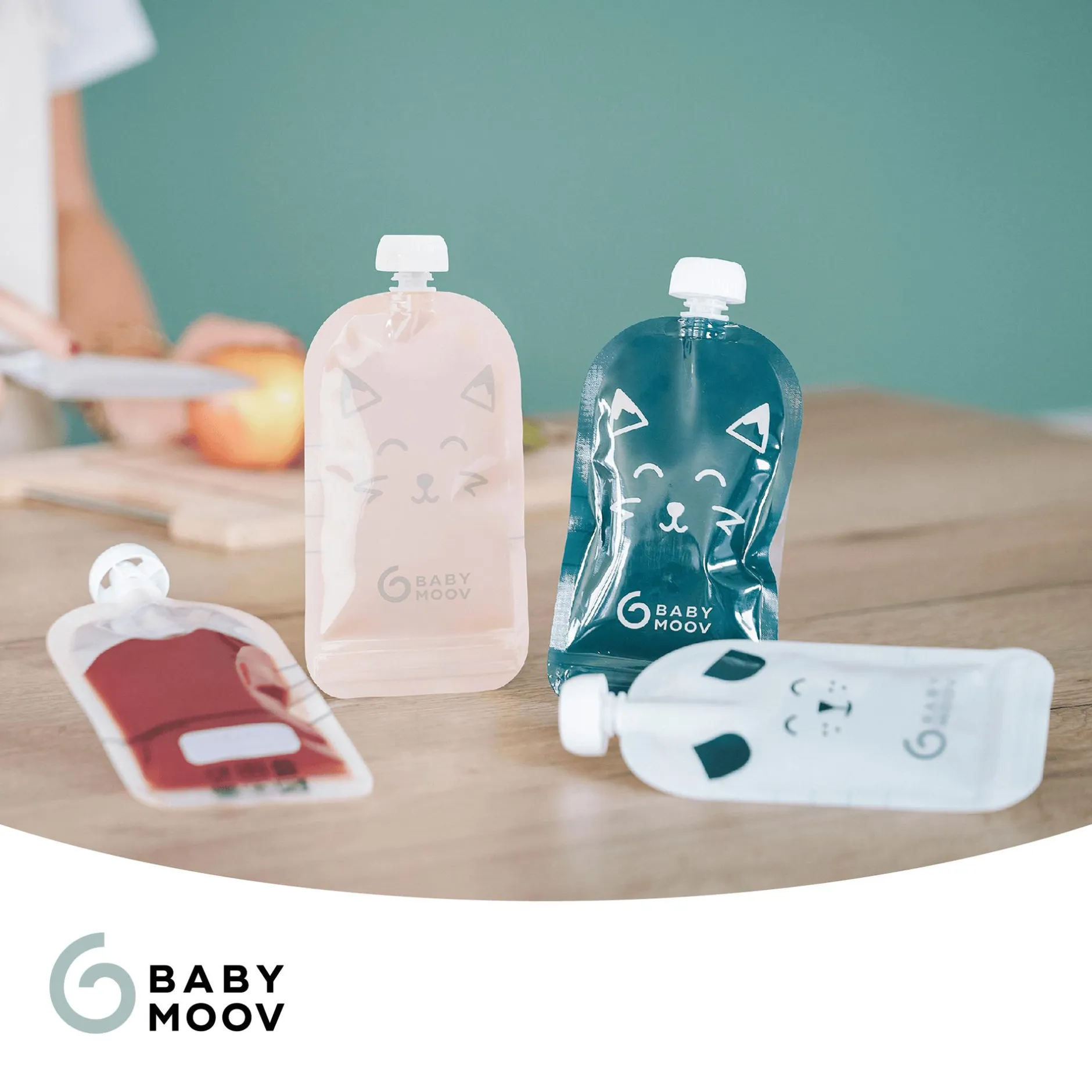babymoov ISY 20 x Quetschbeutel wiederverwendar* Flaschen & Sauger