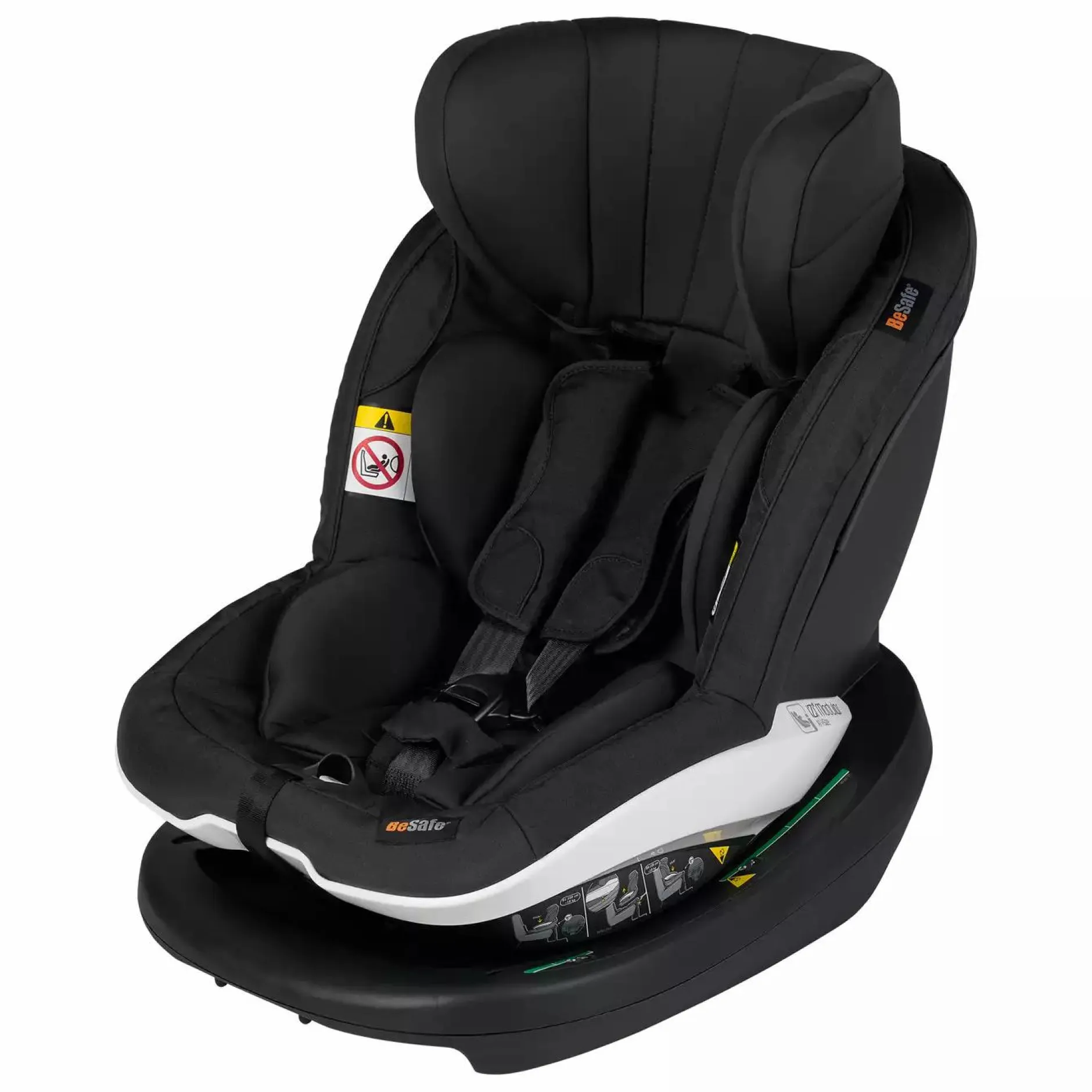 BeSafe iZi Modular X1 i-Size Fresh Black Cab*Kinder Reboarder 0-18 Kg, Gruppe 0+/1