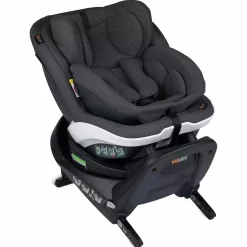 BeSafe iZi Turn B i-Size Anthracite Mesh*Kinder Reboarder 0-18 Kg, Gruppe 0+/1