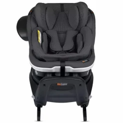 BeSafe iZi Turn B i-Size Anthracite Mesh*Kinder Reboarder 0-18 Kg, Gruppe 0+/1