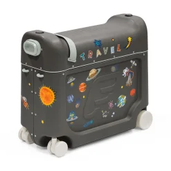 STOKKE JetKids™ BedBox™ Midnight Grey*Kinder Kinderkoffer|Reisebetten & Zubehör