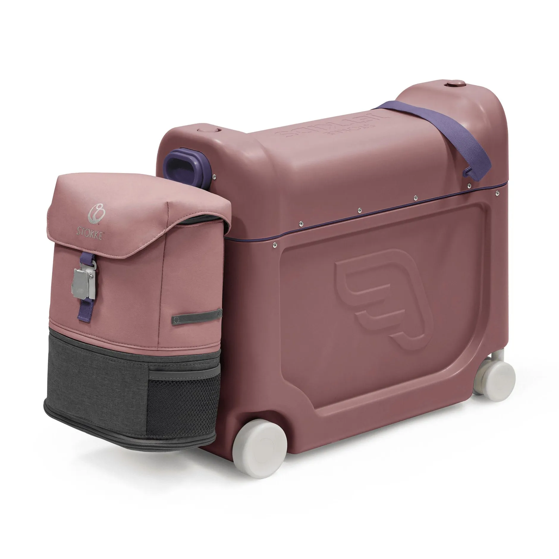 STOKKE Jetkids™ Bundle BedBox™ & Crew Back Pack Hazy c*Kinder Kinderkoffer|Kinderrucksäcke