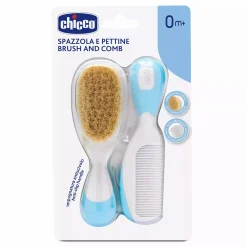 chicco Kamm + Haarbürste mit Naturborsten* Hausapotheke