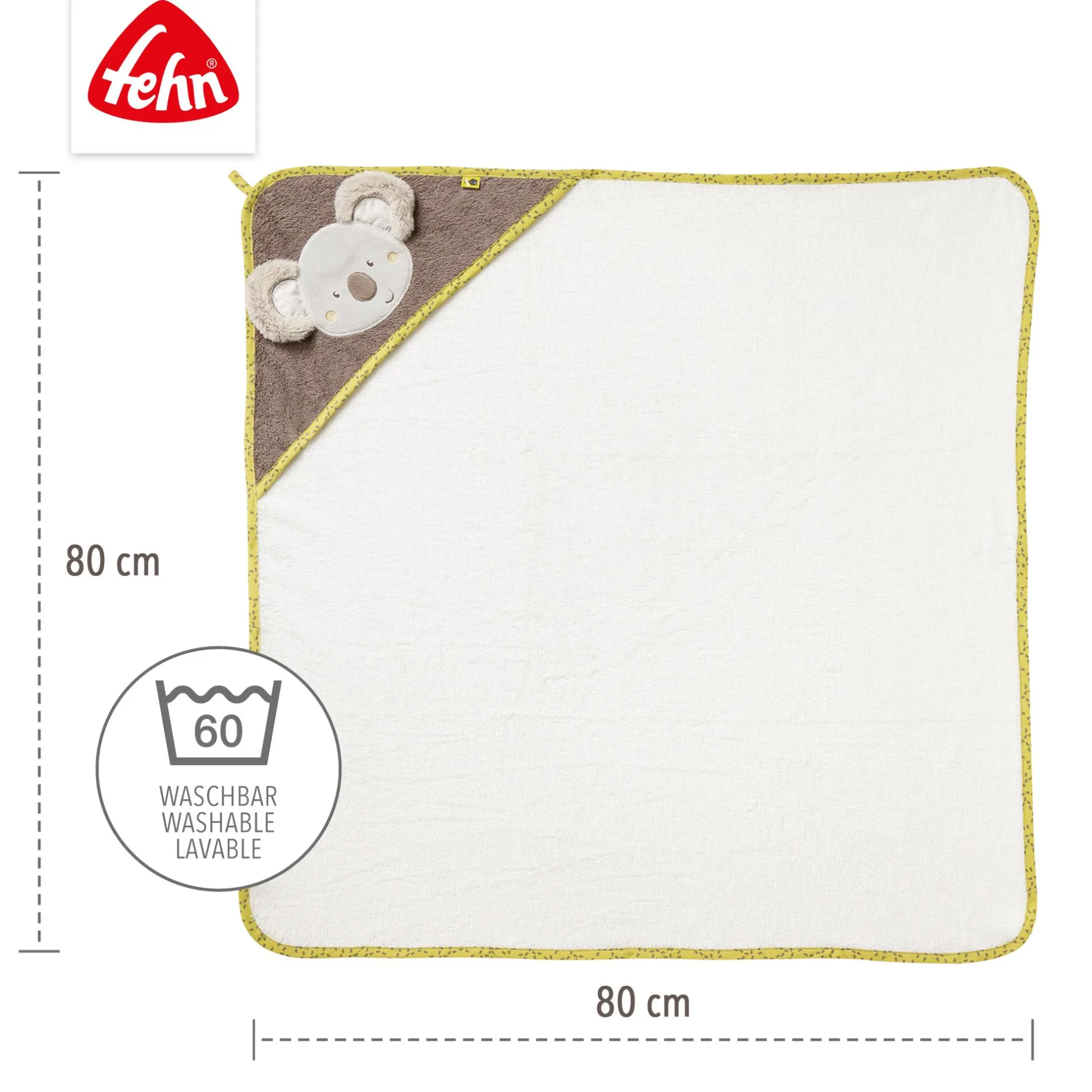 fehn Kapuzenbadetuch Australia Koala* Badetextilien|Badetextilien