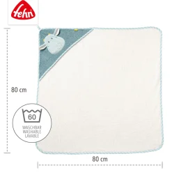 fehn Kapuzenbadetuch Drache* Badetextilien|Badetextilien