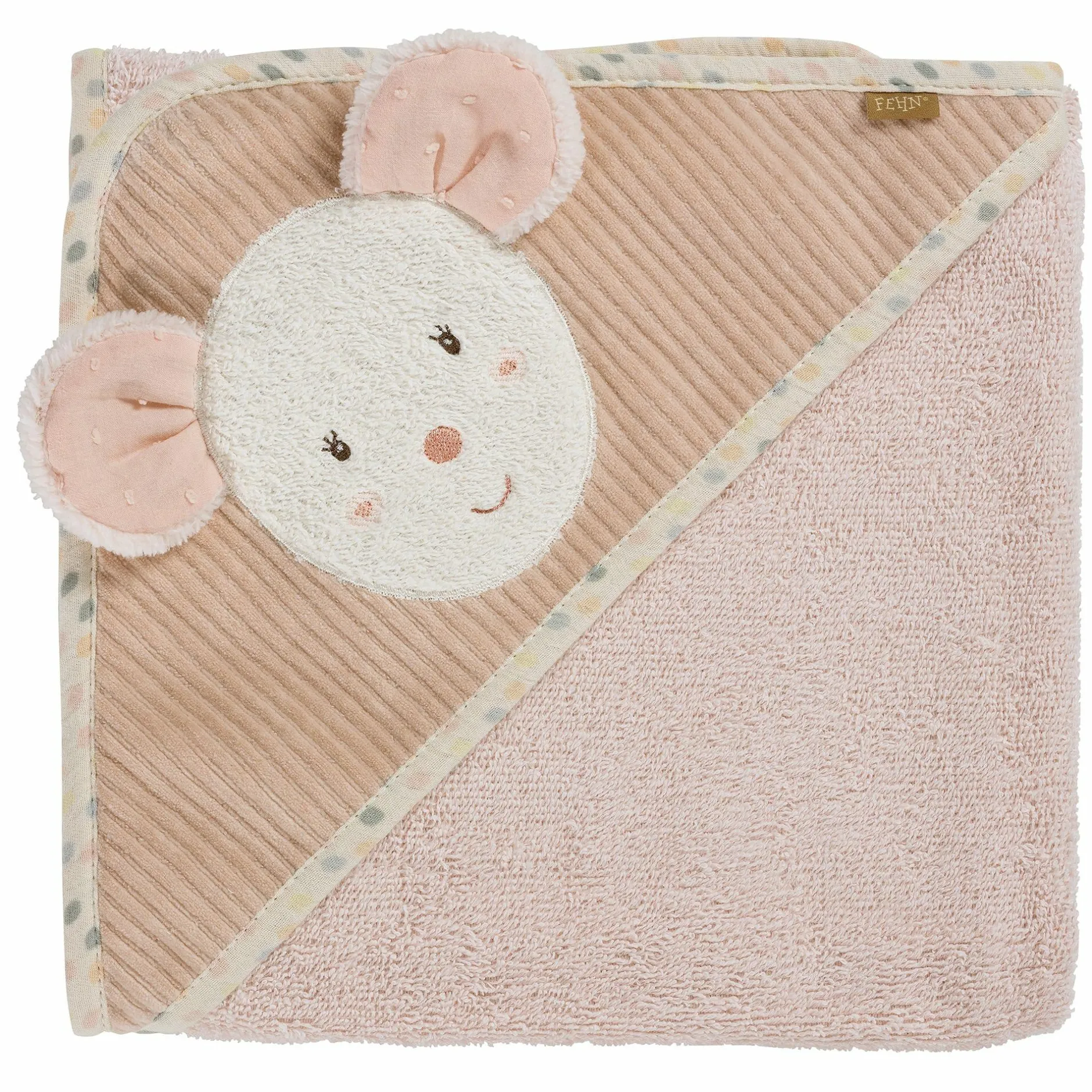 fehn Kapuzenbadetuch Maus* Badetextilien|Badetextilien