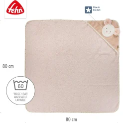fehn Kapuzenbadetuch Maus* Badetextilien|Badetextilien