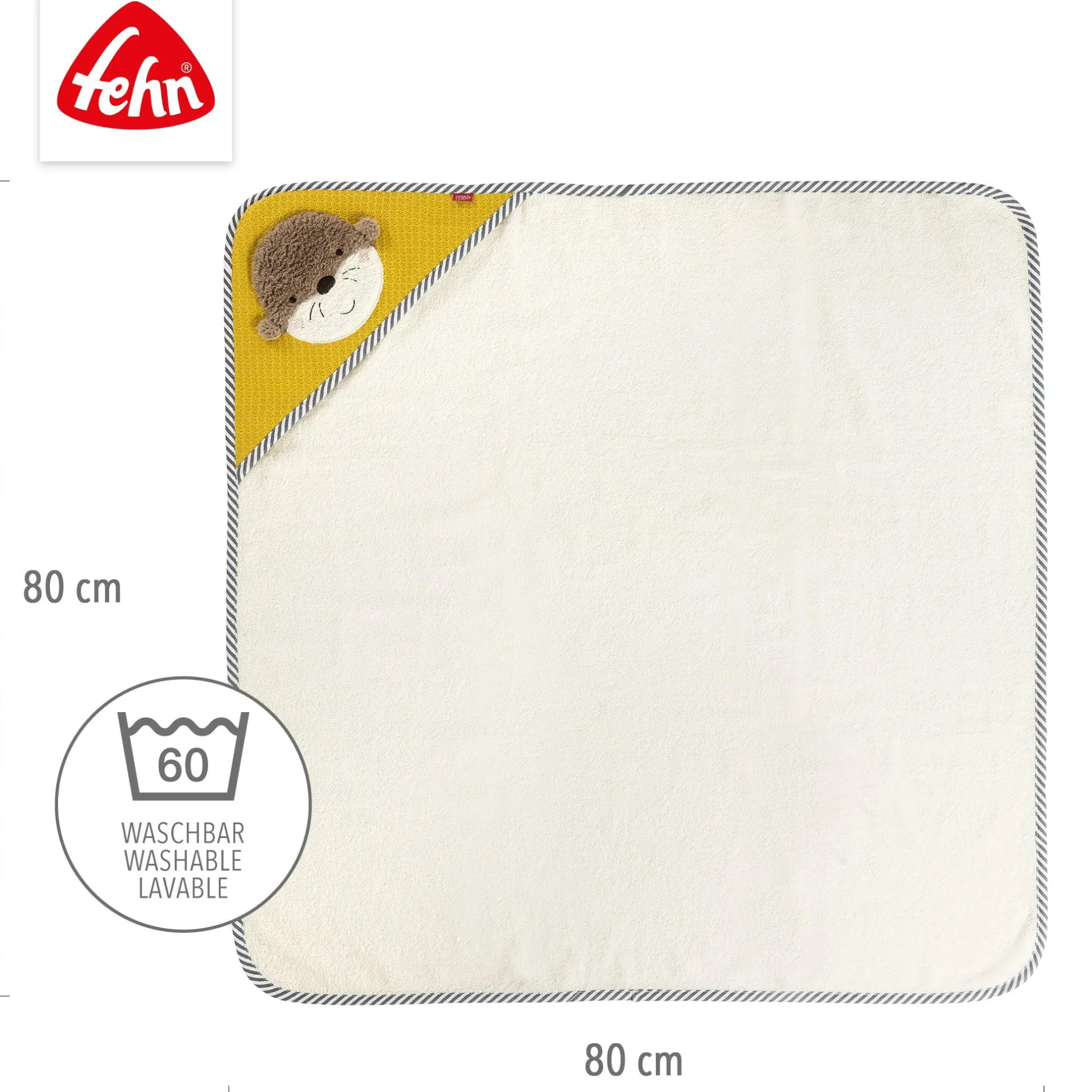 fehn Kapuzenbadetuch Otter* Badetextilien|Badetextilien