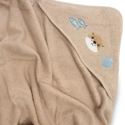 LITTLE ONE Kapuzenbadetuch Otter 100x100 cm* Badetextilien|Badetextilien