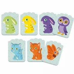 DJECO Kartenspiel Little Match*Kinder Holzspielzeug|Spielzeug Ab 2 Jahre