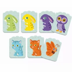 DJECO Kartenspiel Little Match*Kinder Holzspielzeug|Spielzeug Ab 2 Jahre