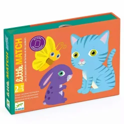 DJECO Kartenspiel Little Match*Kinder Holzspielzeug|Spielzeug Ab 2 Jahre