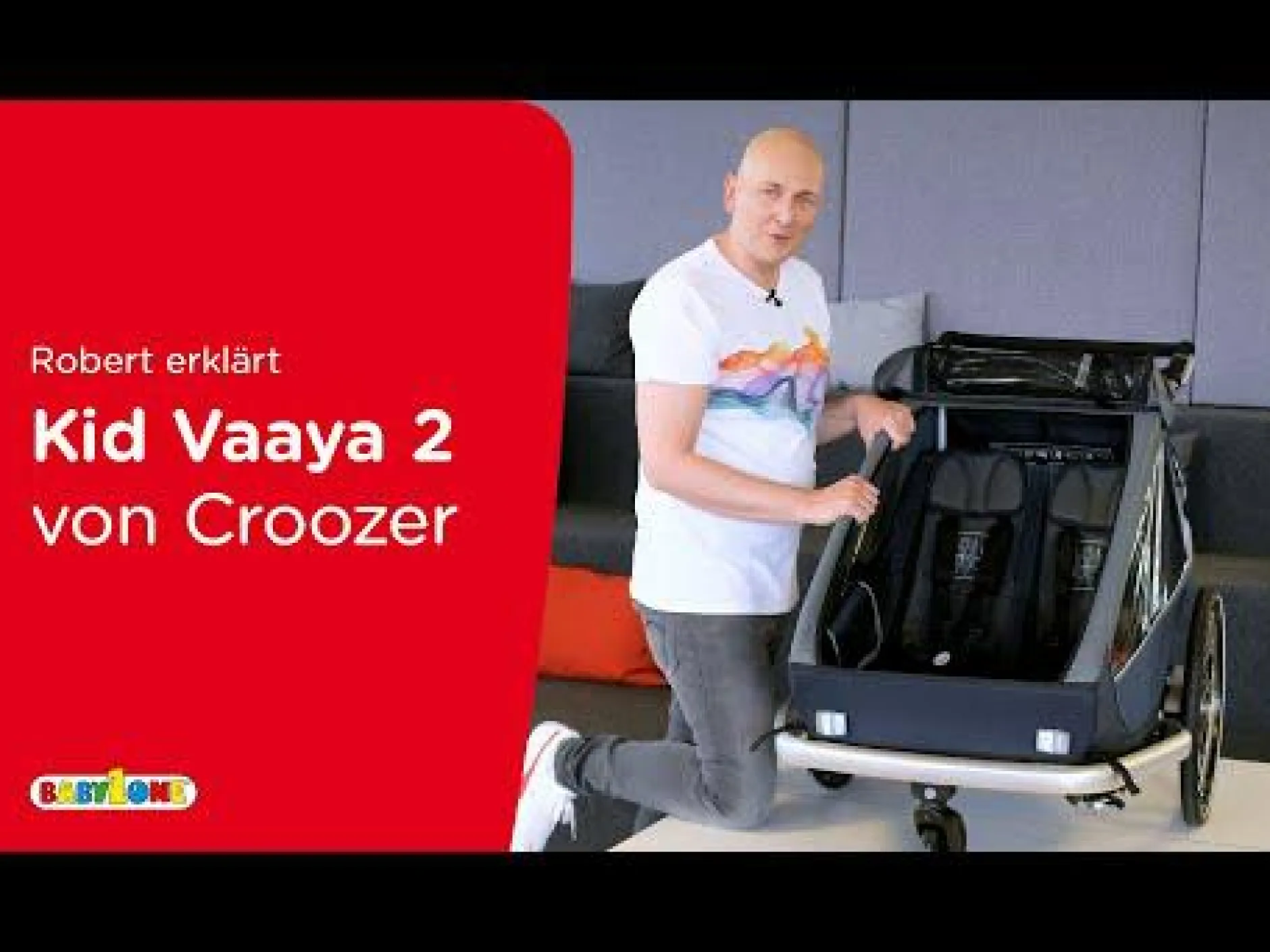 Croozer Kid Vaaya 2 Blossom Red* Fahrradanhänger