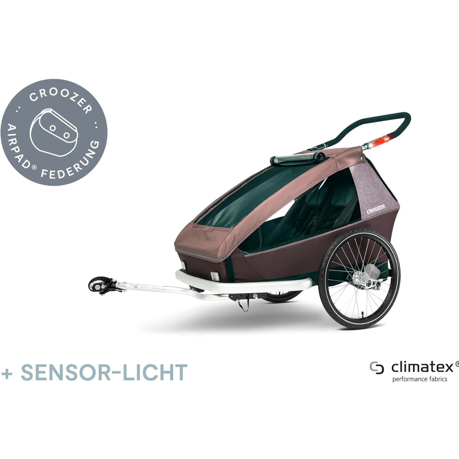 Croozer Kid Vaaya 2 Blossom Red* Fahrradanhänger