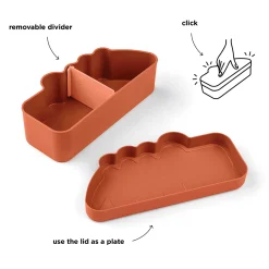 done by deer Kiddish Lunchbox Croco Papaya* Nahrungsbehälter