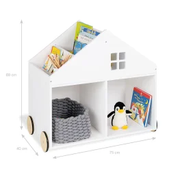 Pinolino Kinder-Bücherregal Hus*Kinder Deko & Accessoires|Regale