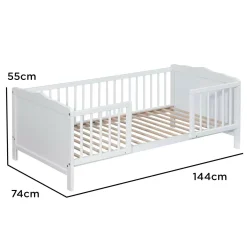 AMAL II Kinderbett Wiki 70x140cm* Babybetten