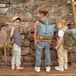 Lu00c4SSIG Kindergartenrucksack Rolltop - Nature*Kinder Kinderrucksäcke