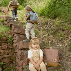 Lu00c4SSIG Kindergartenrucksack Rolltop - Nature*Kinder Kinderrucksäcke