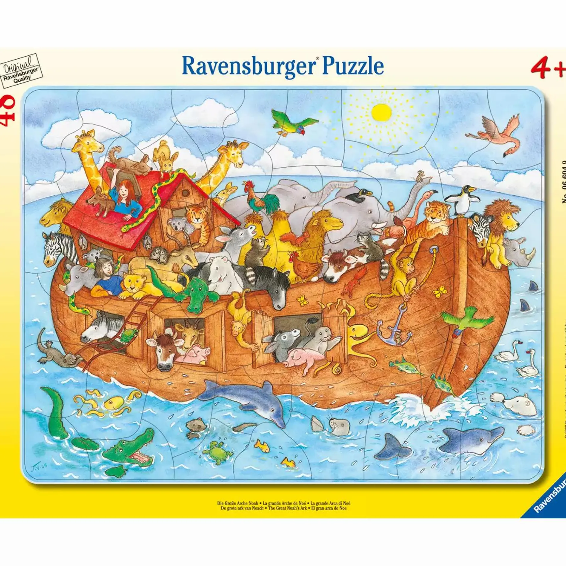 Ravensburger Kinderpuzzle - Die große Arche Noah*Kinder Lernspielzeug|Spielzeug Ab 4 Jahren