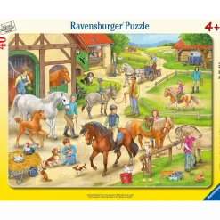 Ravensburger Kinderpuzzle Auf dem Pferdehof*Kinder Lernspielzeug|Spielzeug Ab 4 Jahren