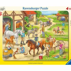 Ravensburger Kinderpuzzle Auf dem Pferdehof*Kinder Lernspielzeug|Spielzeug Ab 4 Jahren