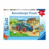 Ravensburger Kinderpuzzle Baustelle und Bauernhof*Kinder Lernspielzeug|Spielzeug Ab 3 Jahren