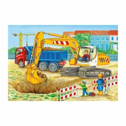 Ravensburger Kinderpuzzle Baustelle und Bauernhof*Kinder Lernspielzeug|Spielzeug Ab 3 Jahren