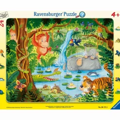Ravensburger Kinderpuzzle Dschungelbewohner*Kinder Lernspielzeug|Spielzeug Ab 4 Jahren