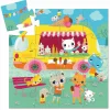 DJECO Kinderpuzzle Ice cream truck*Kinder Lernspielzeug|Spielzeug Ab 3 Jahren