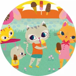 DJECO Kinderpuzzle Ice cream truck*Kinder Lernspielzeug|Spielzeug Ab 3 Jahren