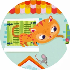 DJECO Kinderpuzzle Pachat and his friends*Kinder Lernspielzeug|Spielzeug Ab 3 Jahren