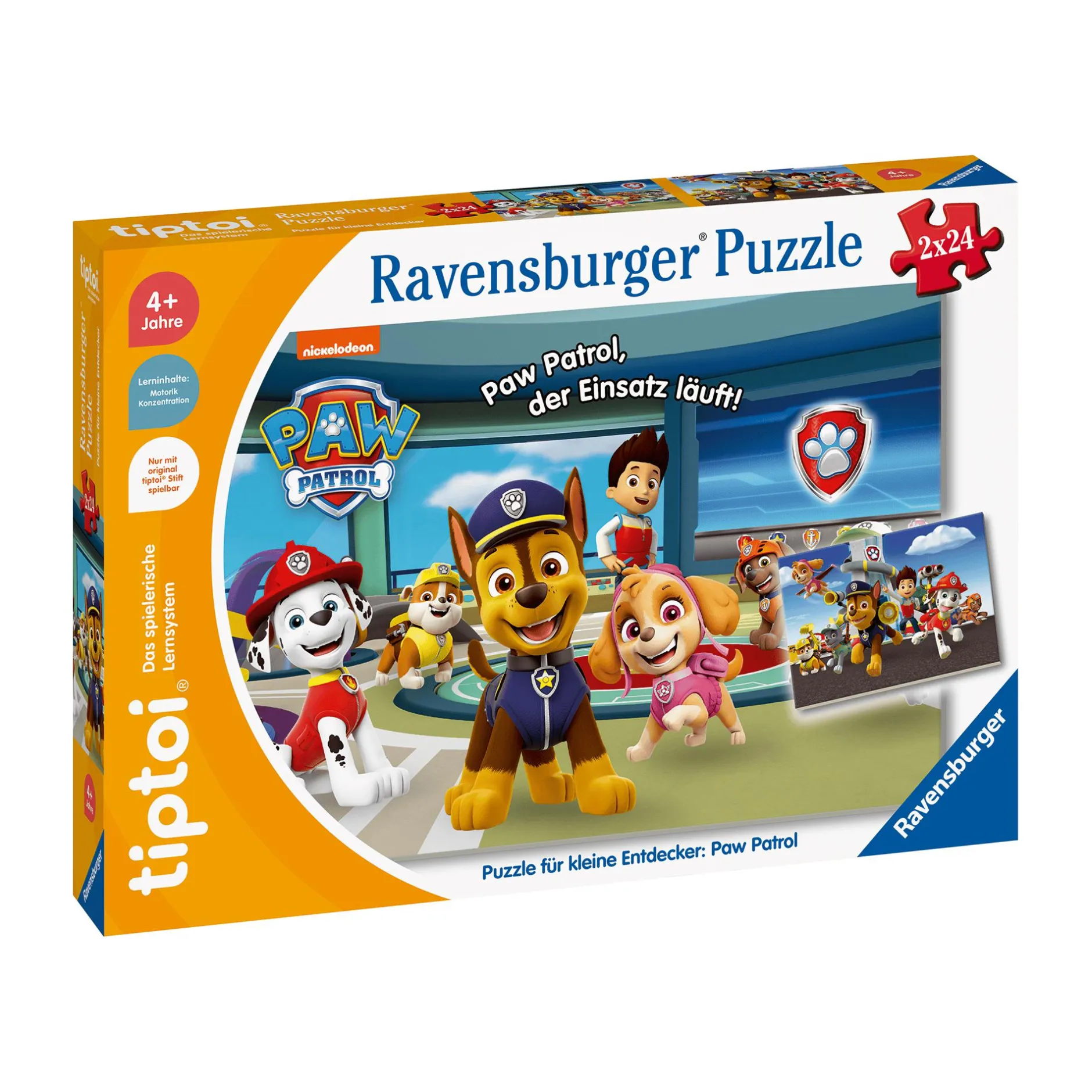 Ravensburger Kinderpuzzle tiptoi® Paw Patrol*Kinder Lernspielzeug|Spielzeug Ab 4 Jahren