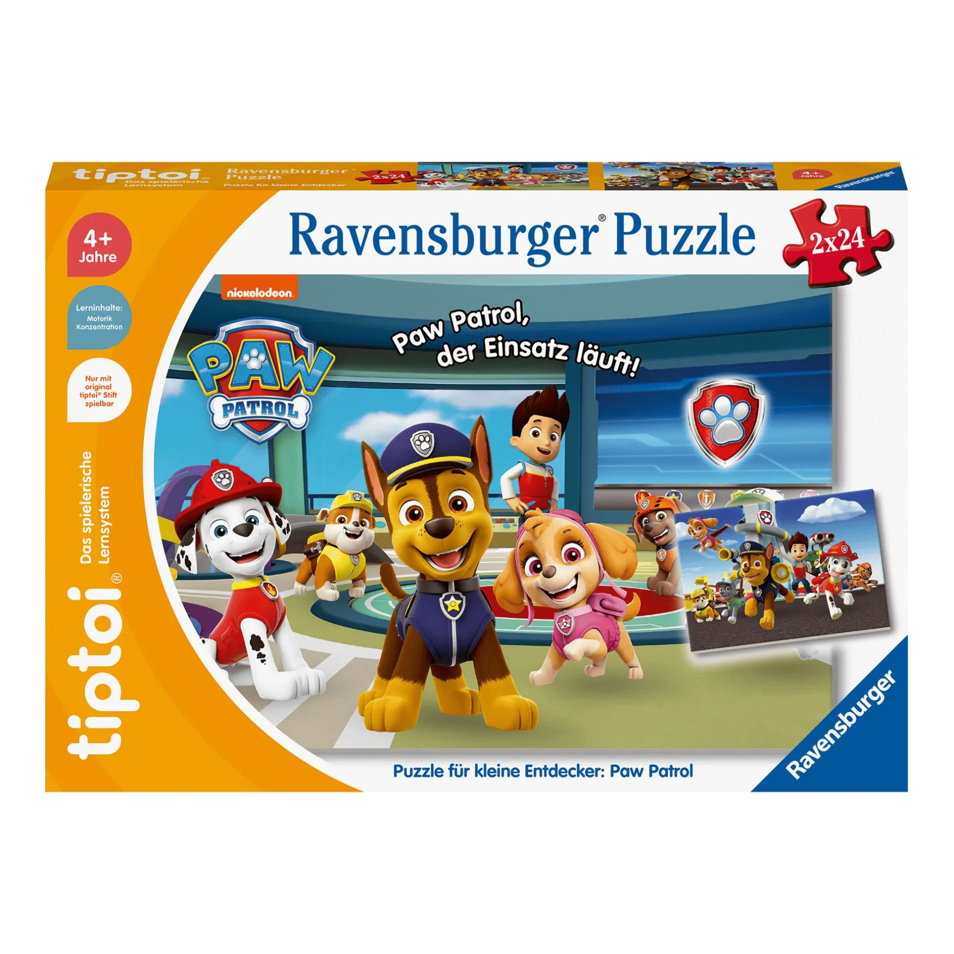 Ravensburger Kinderpuzzle tiptoi® Paw Patrol*Kinder Lernspielzeug|Spielzeug Ab 4 Jahren