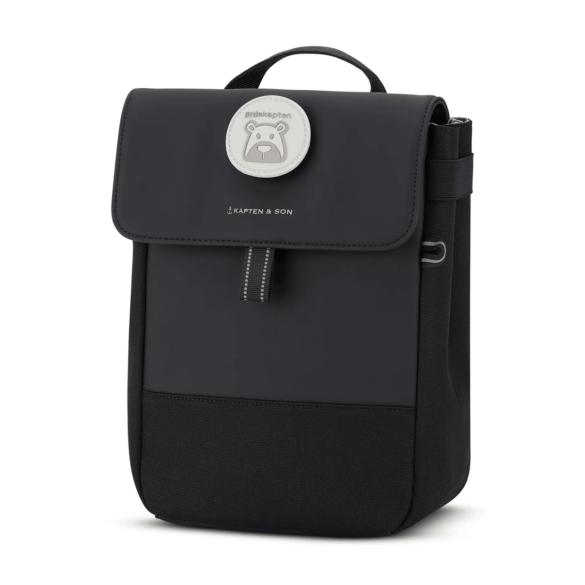 KAPTEN & SON Kinderrucksack Fyn Kids All Black*Kinder Kinderrucksäcke