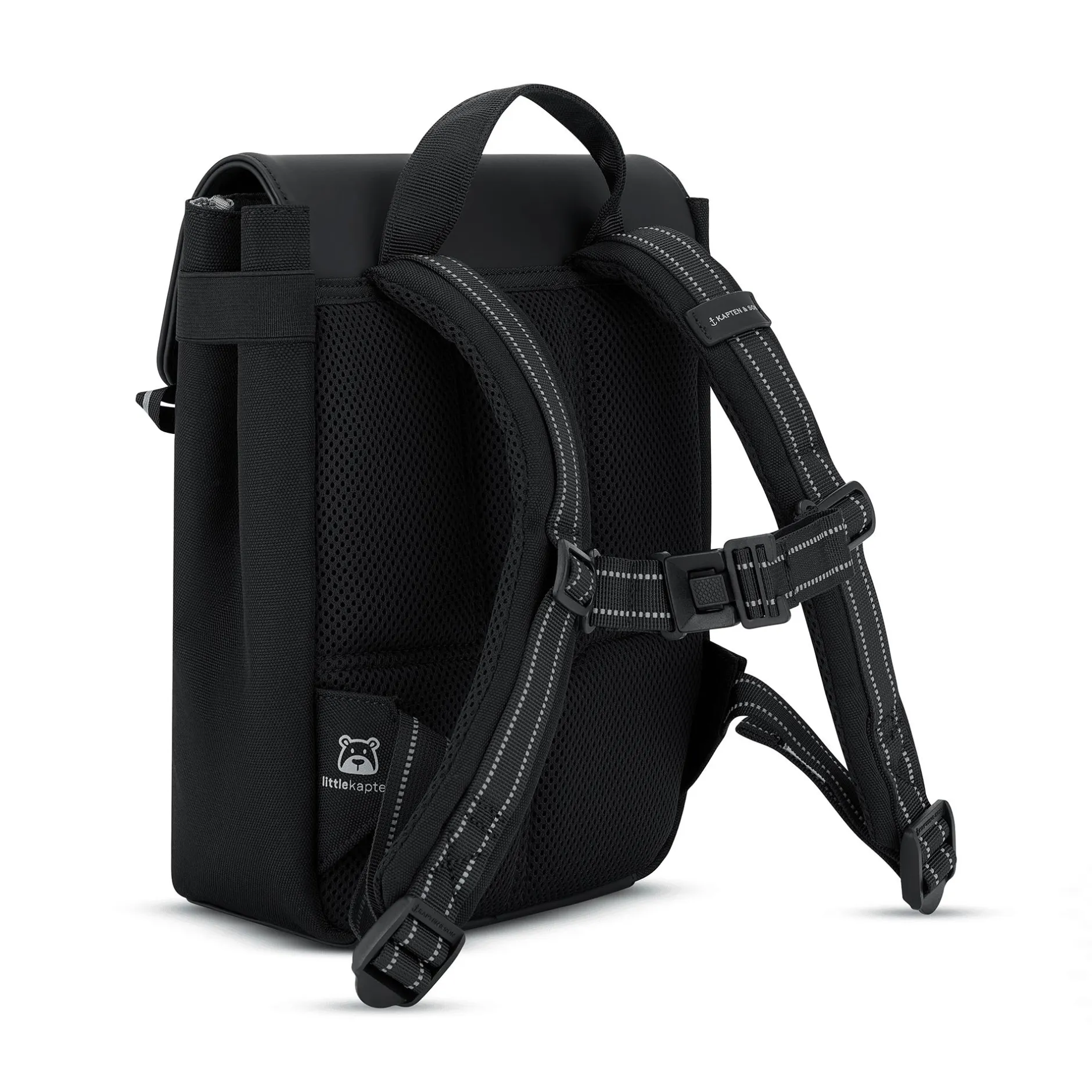 KAPTEN & SON Kinderrucksack Fyn Kids All Black*Kinder Kinderrucksäcke