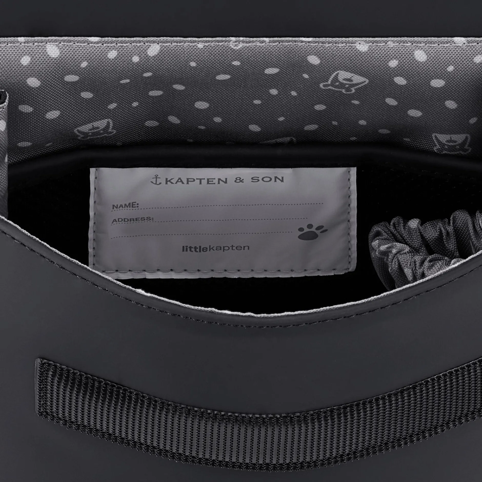 KAPTEN & SON Kinderrucksack Fyn Kids All Black*Kinder Kinderrucksäcke
