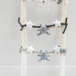 baby's only Kinderwagenkette Bär & Sterne*Kinder Kinderwagen Zubehör|Kuscheltiere