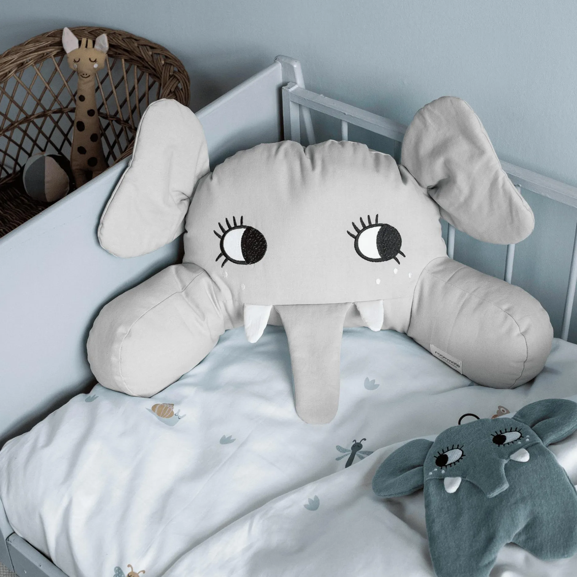 Roommate Kinderwagenkissen Elefant*Kinder Kinderwagen Zubehör|Kuscheltiere