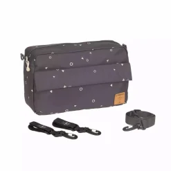 Lu00c4SSIG Kinderwagentasche Universe Anthracite* Wickeltaschen