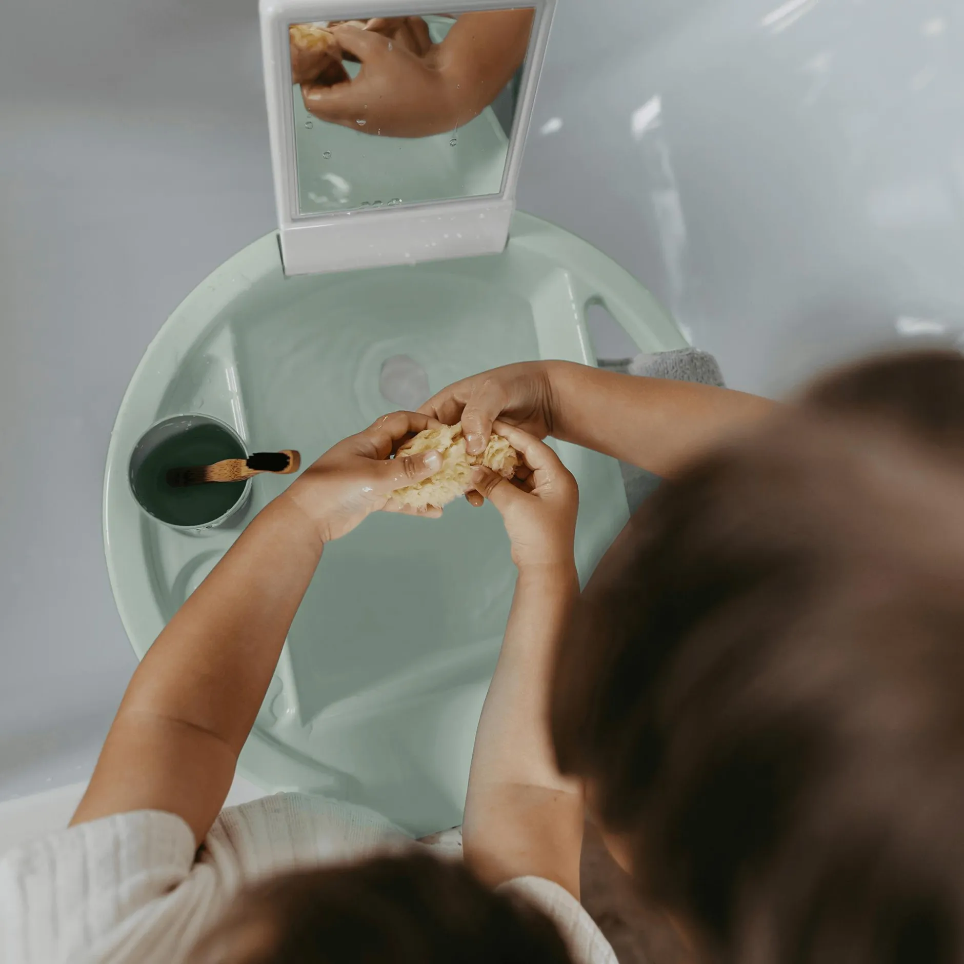 rotho Babydesign Kinderwaschbecken AVA Sage Green* Badewannen
