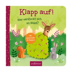 arsEdition Klapp auf! Wer versteckt sich im Wald?*Kinder Kinderbücher