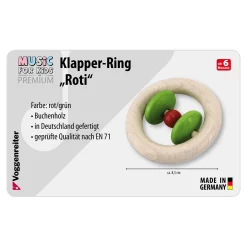 Voggenreiter Klapper-Ring i*Kinder Lernspielzeug|Musik