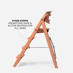 KAOS Klapp-Hochstuhl Terracotta* Klapphochstühle|Treppenhochstühle