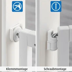 reer Klemm- und Schraubgitter 63 - 106 cm* Tür- & Treppenschutzgitter
