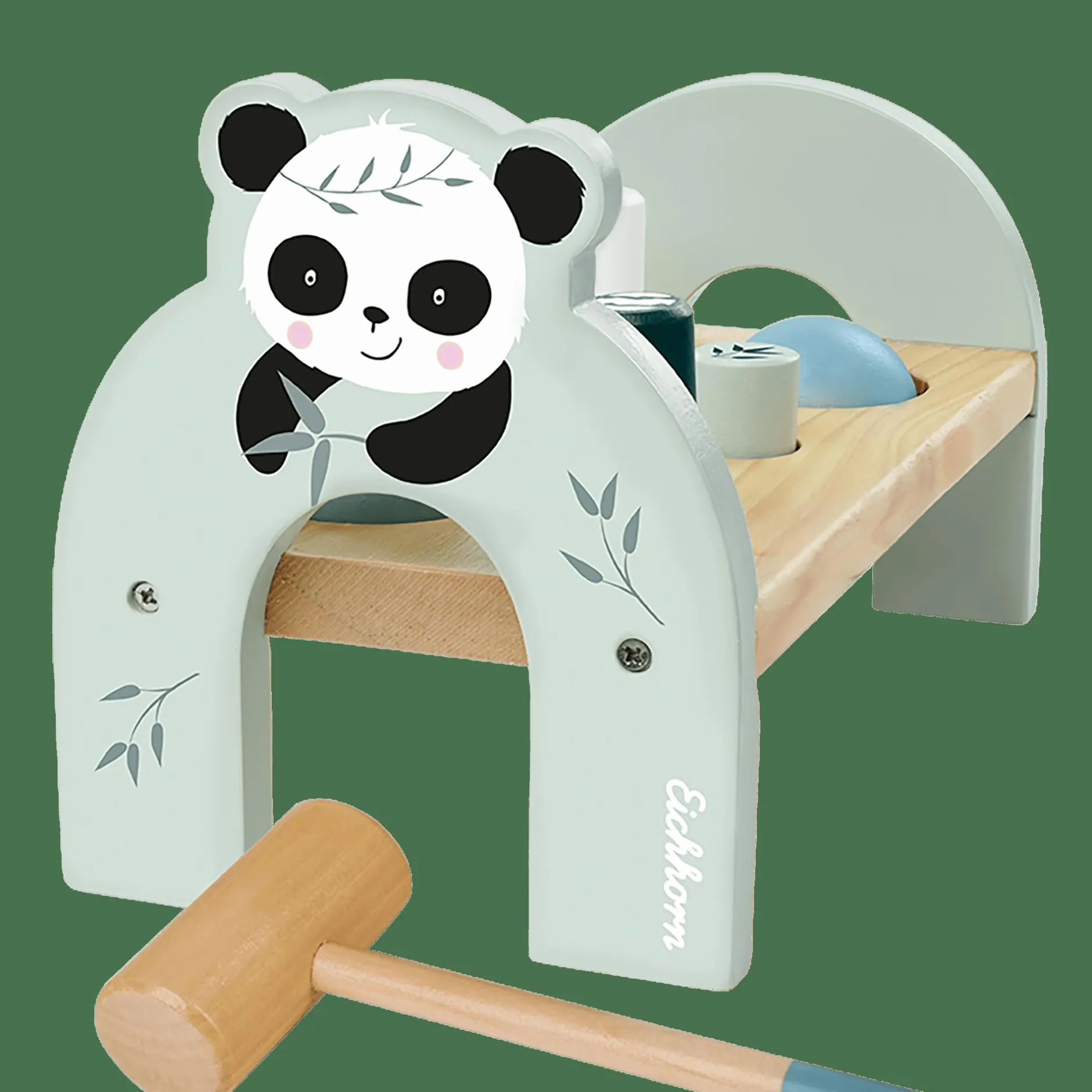 Eichhorn Klopfbank Panda*Kinder Lernspielzeug|Holzspielzeug