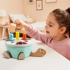 TOPBRIGHT Klopfspiel Schildkröte*Kinder Holzspielzeug