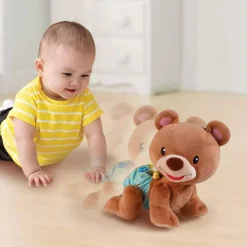 vtech Krabbel mit mir - Bär*Kinder Interaktives Spielzeug|Krabbelspielzeug